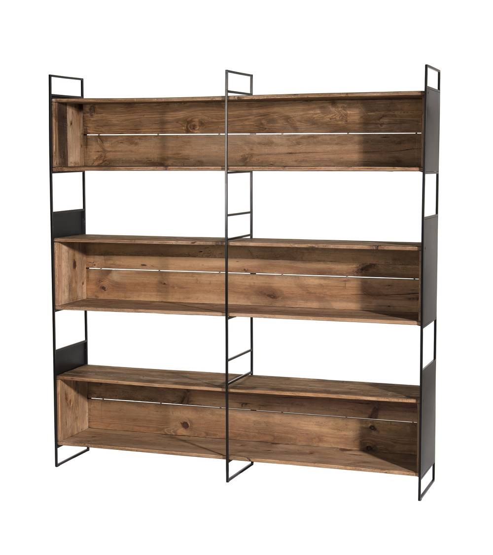 Estantería de madera con 3 estantes - Mds Deco – Muebles Madera
