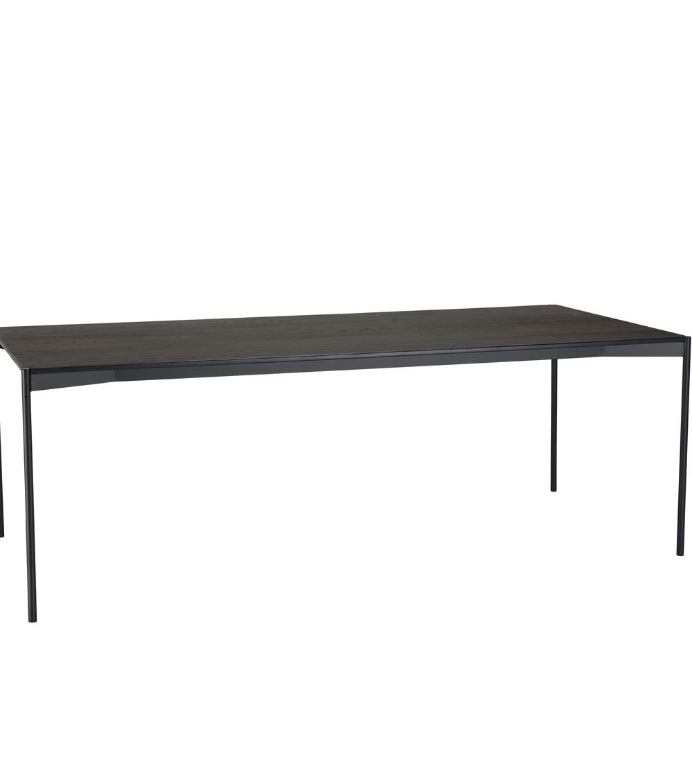Mesa de centro rectangular con patas de metal negro de 120x60 cm Daly