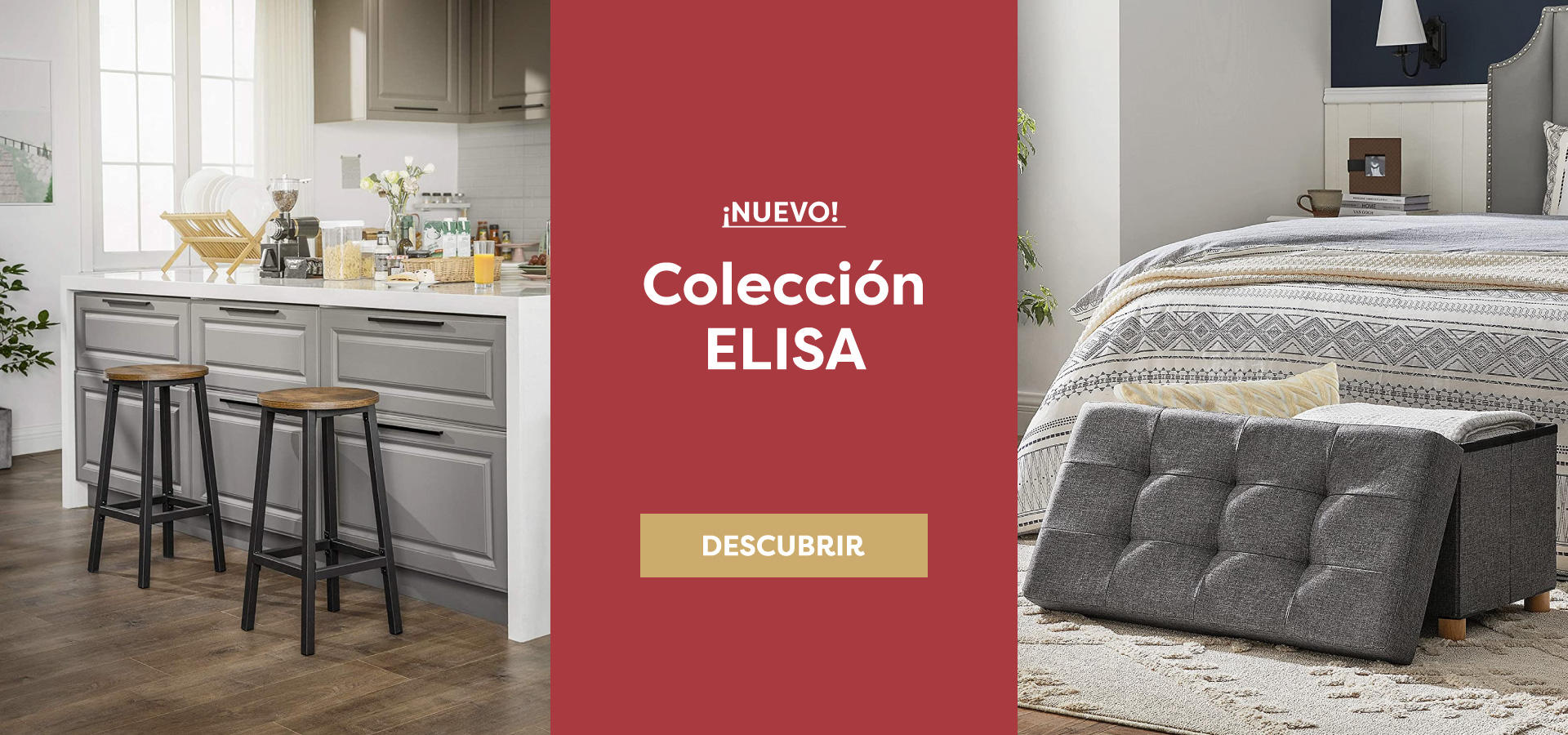 Muebles de ecomadera y acero para el hogar